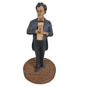 Tom Clark Cairn‎ Vtg 1986 The Conductor Sculpture Statue Figurine Auld Lang Syne
